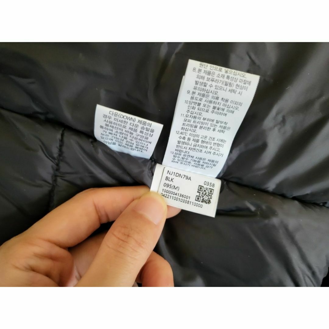 THE NORTH FACE(ザノースフェイス)の値下げ❗ ノースフェイス ダウンジャケット メンズ 黒/2XL K422D メンズのジャケット/アウター(ダウンジャケット)の商品写真