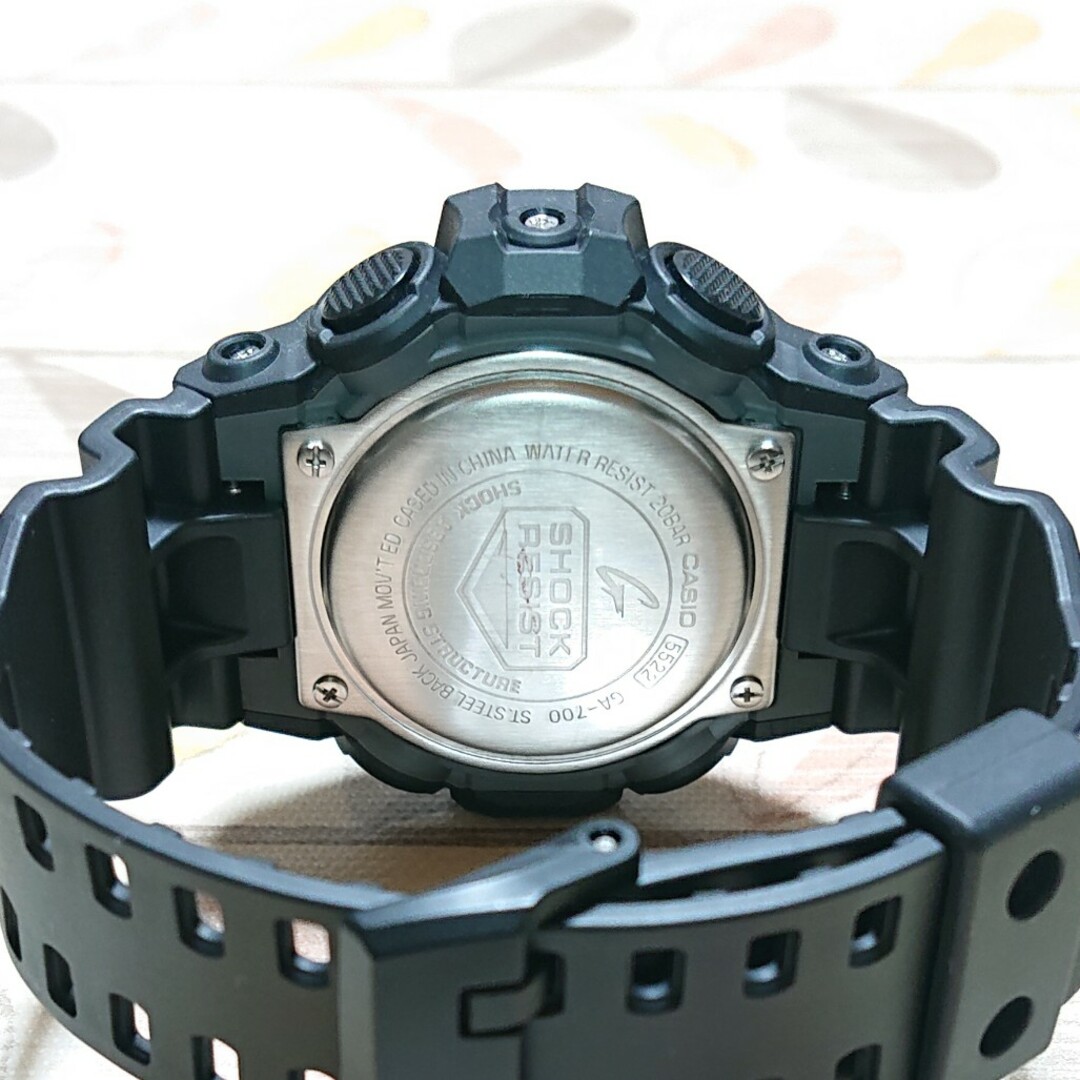 超美品【CASIO／WAVECEPTOR】デジアナ 電波ソーラー メンズ腕時計