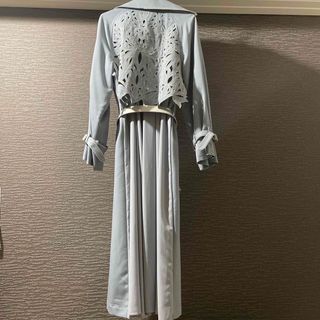 アメリヴィンテージ(Ameri VINTAGE)のAmeri Vintage　BACK CUTTING LACE COAT(トレンチコート)