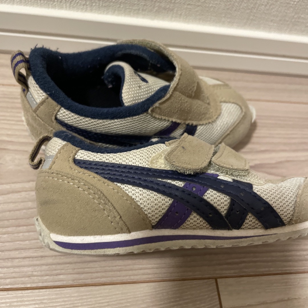 asics(アシックス)のアシックス　14.5センチ　スニーカー　中古 キッズ/ベビー/マタニティのベビー靴/シューズ(~14cm)(スニーカー)の商品写真