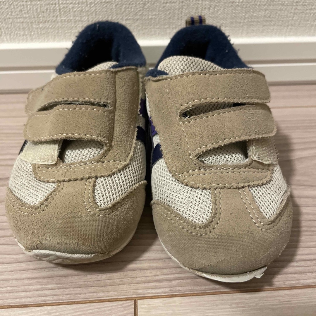 asics(アシックス)のアシックス　14.5センチ　スニーカー　中古 キッズ/ベビー/マタニティのベビー靴/シューズ(~14cm)(スニーカー)の商品写真