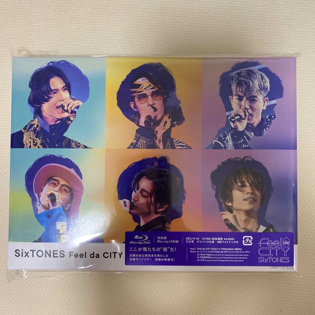 SixTONES(ストーンズ)のFeel　da　CITY（初回盤） Blu-ray エンタメ/ホビーのDVD/ブルーレイ(ミュージック)の商品写真