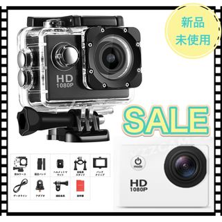 新品　未使用　アクションカメラ　カメラ　ビデオカメラ　ハイビジョン　防水　4K(ビデオカメラ)