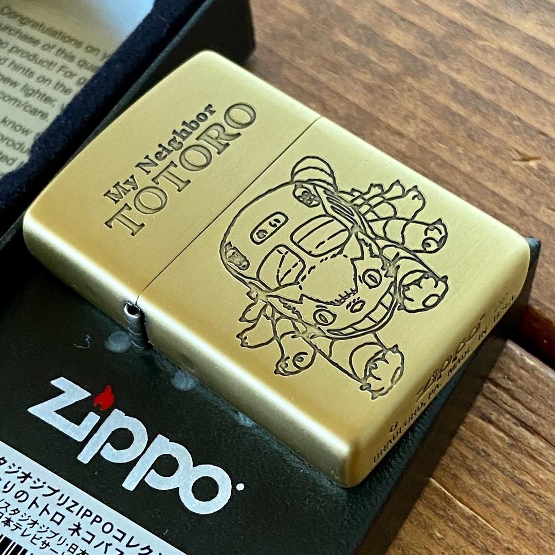 新品 Zippo となりのトトロ ネコバス 3 ジブリ ジッポー NZ-22