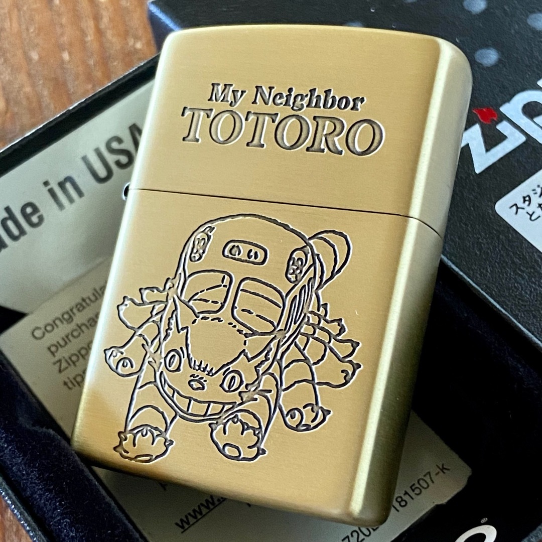 Zippo スタジオジブリ となりのトトロ ネコバス 未使用品