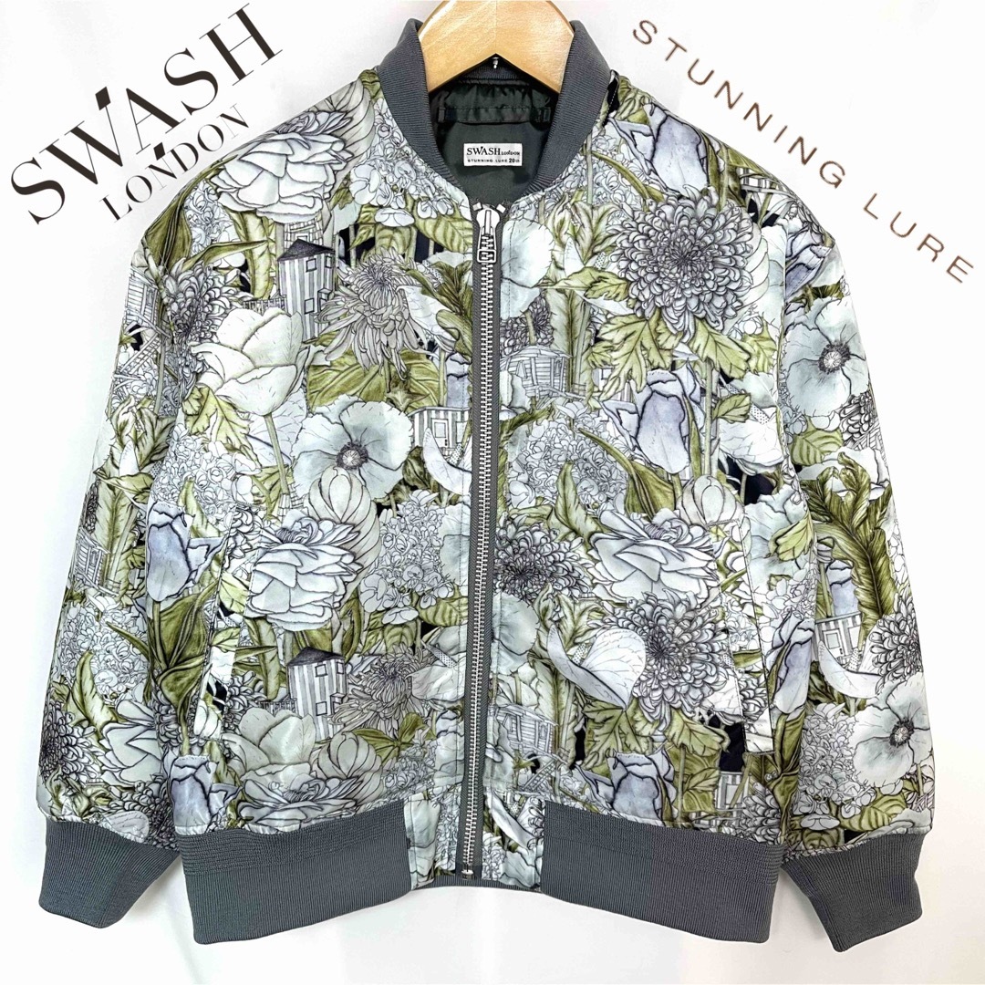 SWASH × STUNNING LURE 20th コラボ MA-1 JK S