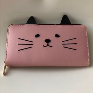 アマゾン(Amazon)の★Amazon★アマゾン ピンク 猫 ねこ ネコ キャット CAT 財布 長財布(財布)