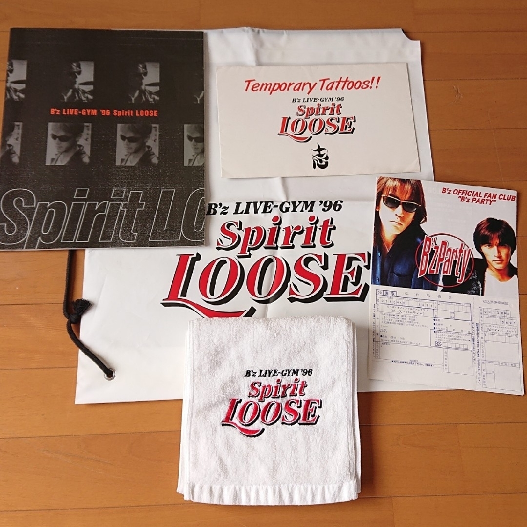 B'z LIVE-GYM'96 Spirit LOOSE グッズセット | フリマアプリ ラクマ