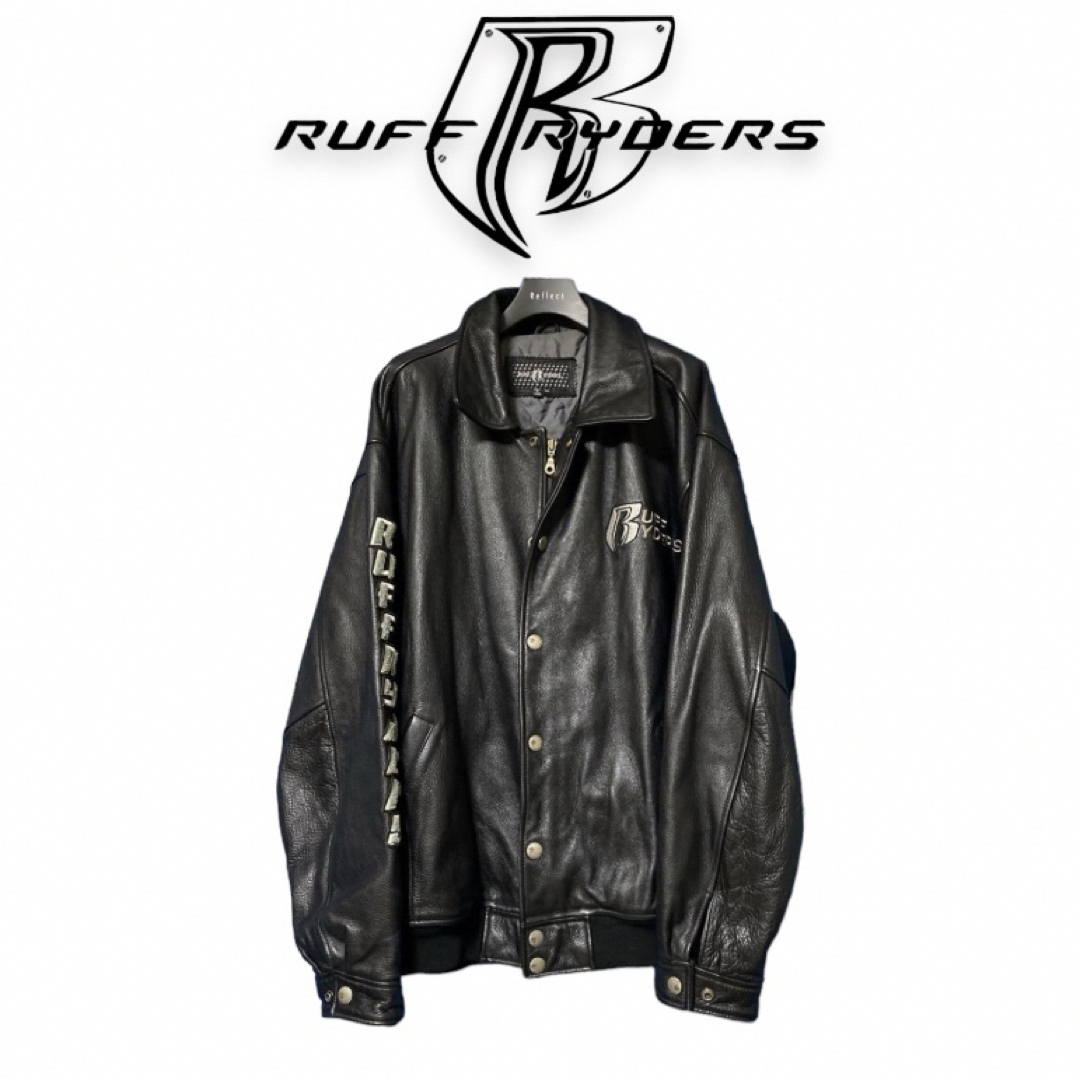 【ruff ryders】レザースタジャン メンズのジャケット/アウター(レザージャケット)の商品写真