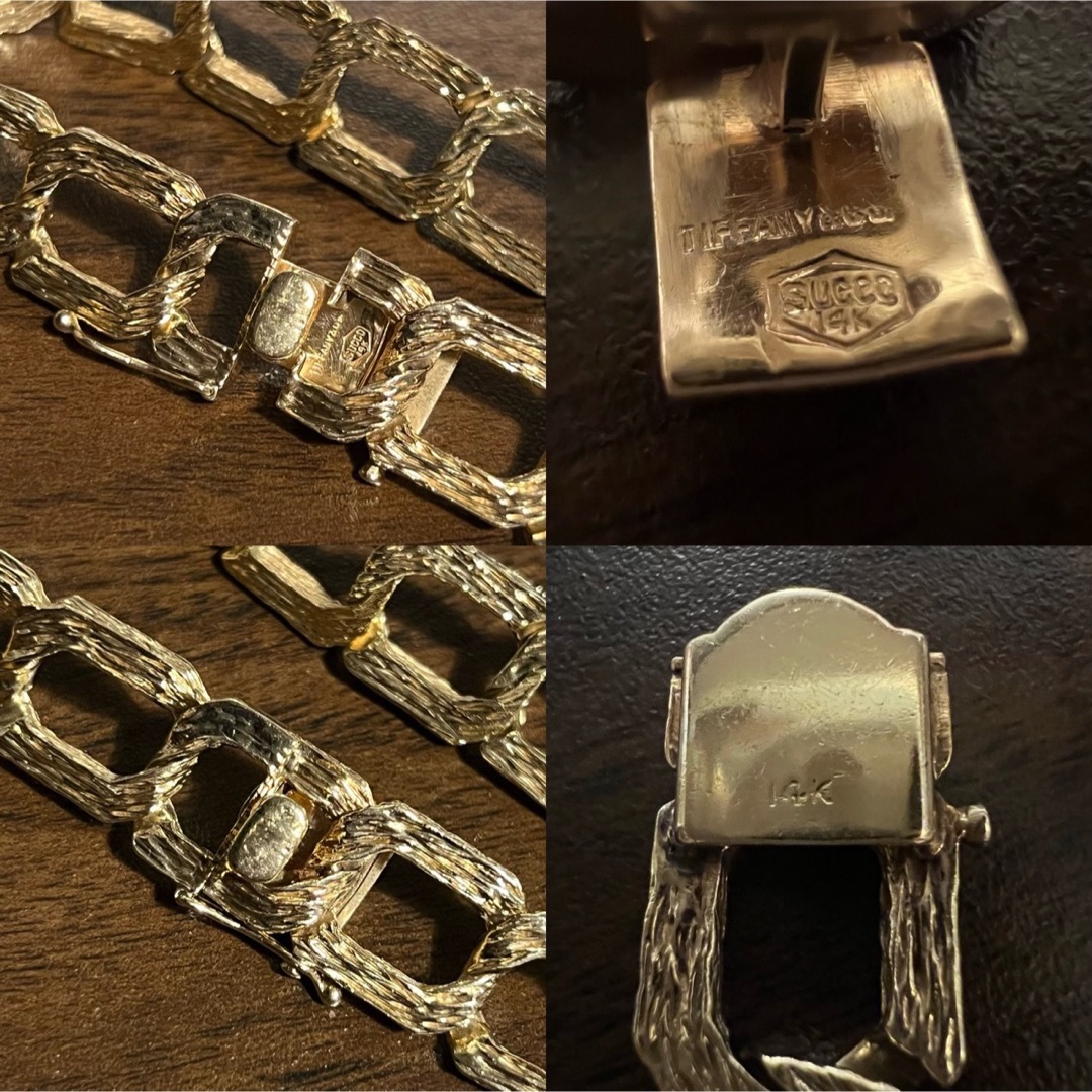 VINTAGE TIFFANY ヴィンテージティファニー 14金 ブレスレット