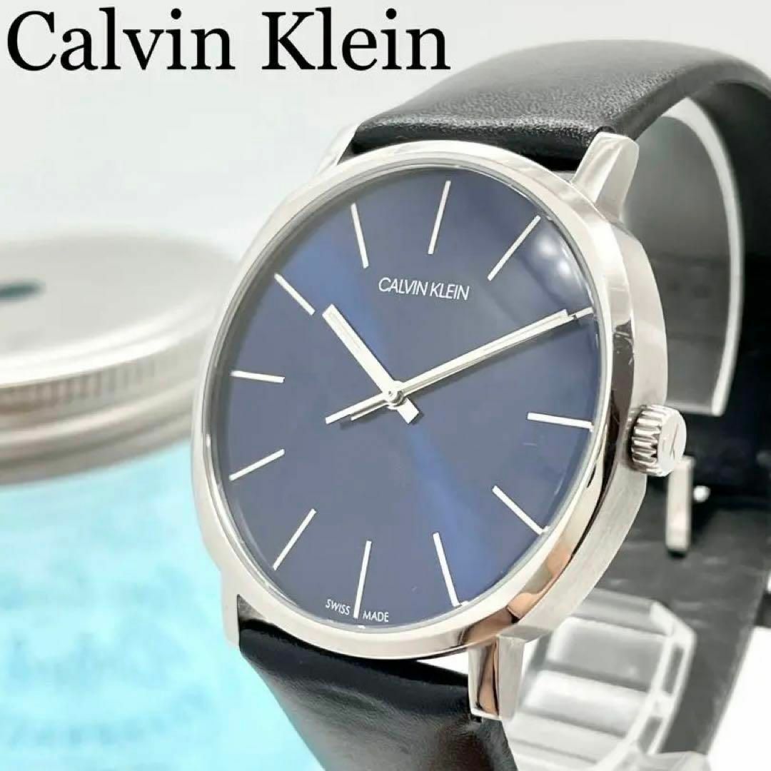 113 【美品】Calvin Klein カルバンクライン時計　メンズ腕時計 | フリマアプリ ラクマ