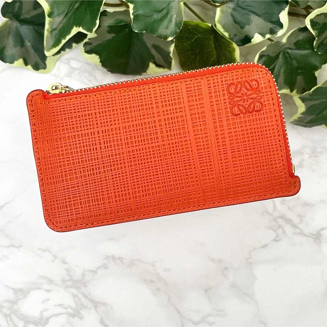ロエベ LOEWE アナグラム レザー コインケース フラグメントケース 廃盤品-