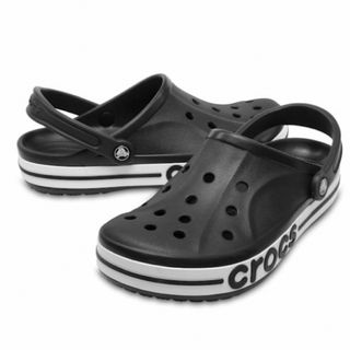 クロックス(crocs)の新品 23㎝ クロックス バヤバンド クロッグ ブラック(サンダル)