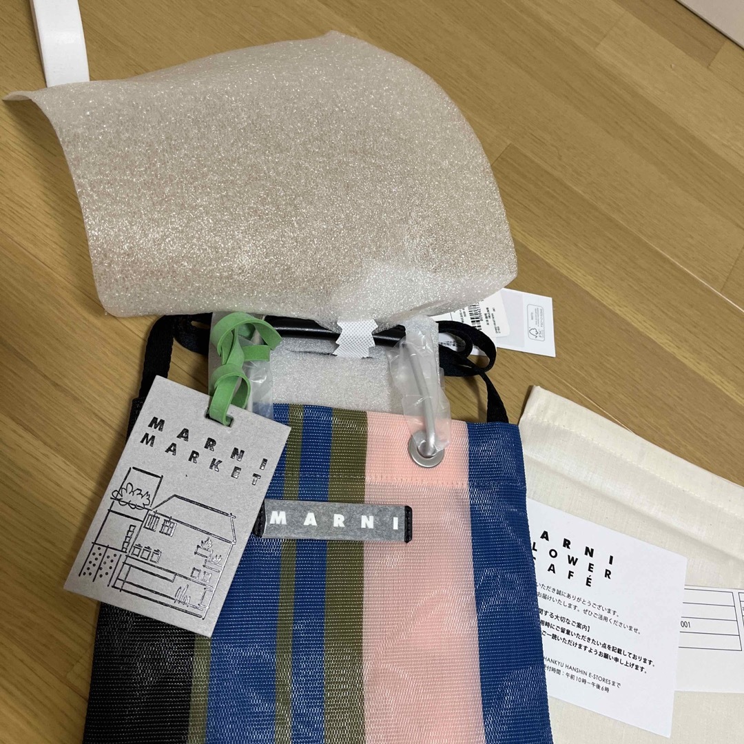 Marni   MARNI マルニ 新品 本物 ストライプミニショルダーバッグ