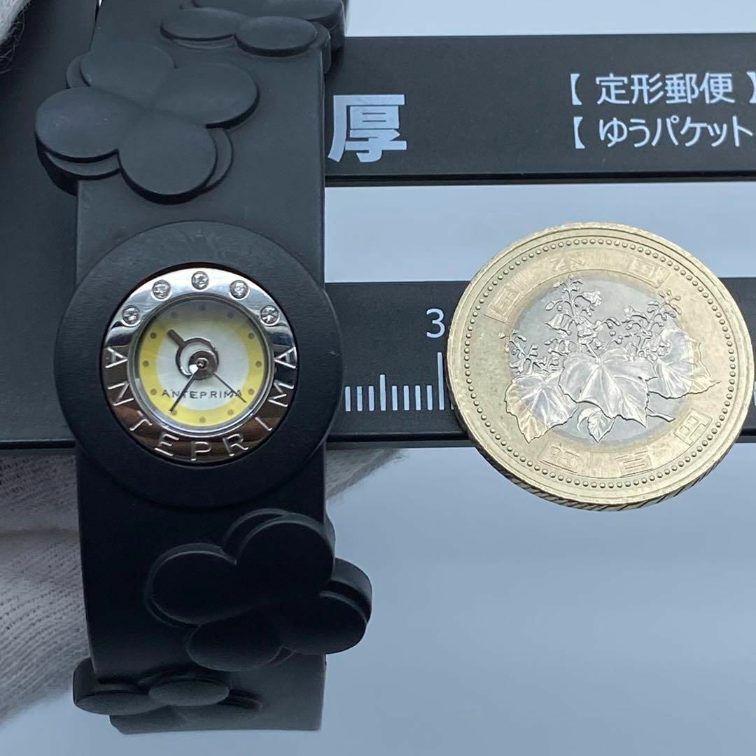 《美品　稼動品》　アンテプリマ　フラワー　ラインストーン　防水　レディース腕時計