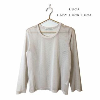 ルカレディラックルカ(LUCA/LADY LUCK LUCA)の☆LUCA/LADY LUCK LUCA ドットシアーカットソー(Tシャツ(長袖/七分))