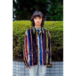 トーガビリリース(TOGA VIRILIS)の求サイズ44TOGA VIRILIS Velvet stripe blouson(ブルゾン)