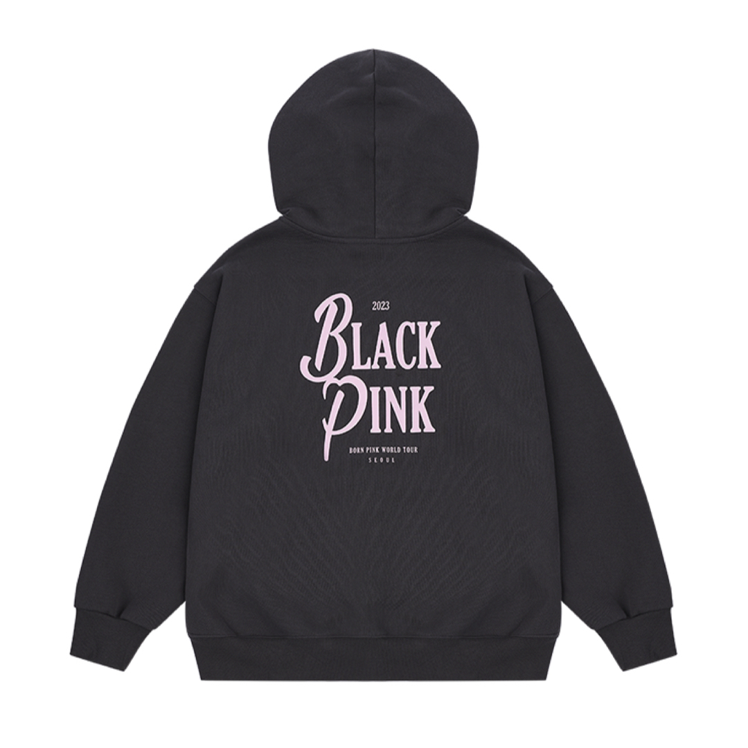 BLACKPINK  TOUR HOODIE  パーカー　グレー