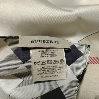 BURBERRY - 1767未使用 バーバリー スカーフ 最高級シルク100 ノバ