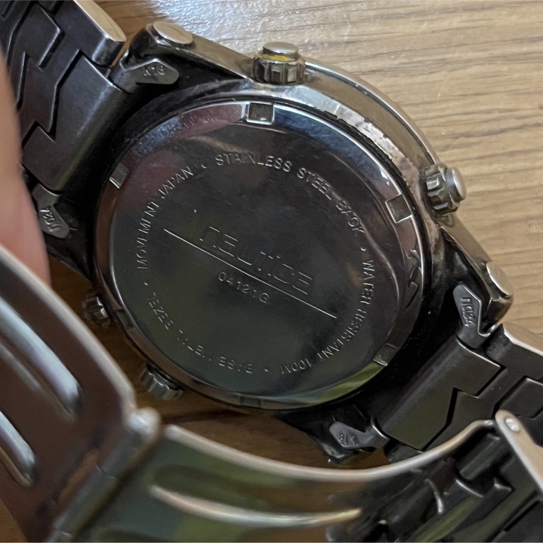 NAUTICA(ノーティカ)のbaiya ノーティカ　NAUTICA 腕時計　メンズ　シルバー　防水　黄色 メンズの時計(腕時計(アナログ))の商品写真