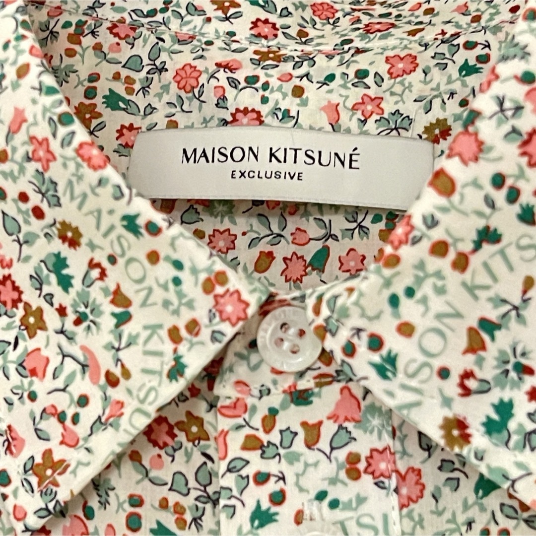 新品　未使用　★ MAISON KITSUNE メゾンキツネ　花柄　シャツ | フリマアプリ ラクマ