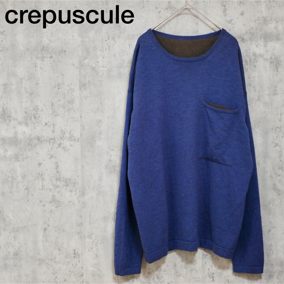 crepuscule Pocket L/S Wool Knit