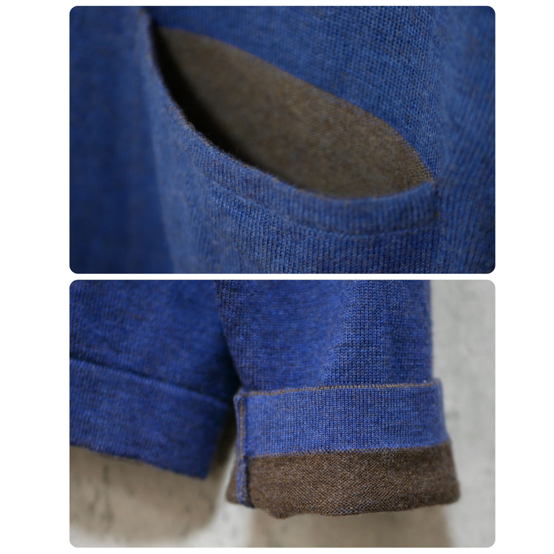 crépuscule - crepuscule Pocket L/S Wool Knitの通販 by TELA