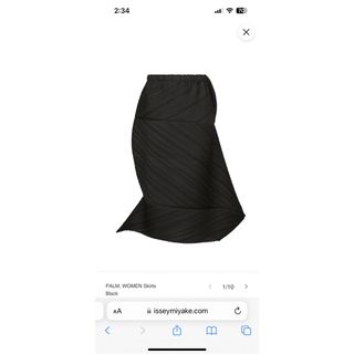 プリーツプリーズイッセイミヤケ(PLEATS PLEASE ISSEY MIYAKE)の大人気　Pleats Please Palm スカート(ひざ丈スカート)