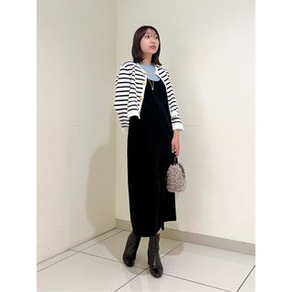 MACPHEE - 【新品】MACPHEE ハーフミラノリブ クロップドカーディガン
