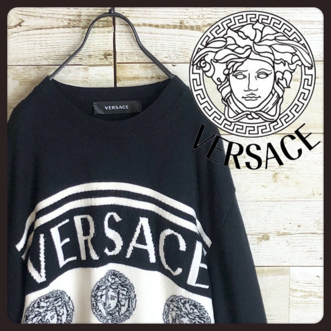 VERSACE - 即完売 VERSACE ヴェルサーチ ビックメデューサロゴ入り