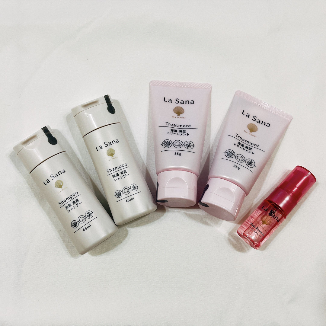ラサーナ ミニボトルセット シャンプー トリートメント 海藻ヘアエッセンス | フリマアプリ ラクマ
