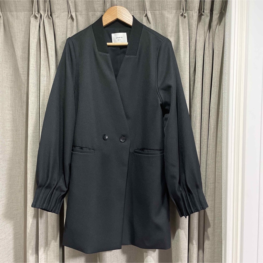 ameri】RIB DOCKING TUCKED CUFFS JACKET-