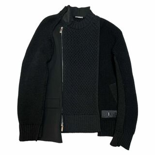 サカイ(sacai)のsacai x Dior Docking Knit Jacket(ニット/セーター)