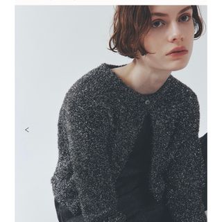 ★新品タグ付き★ MISEROHE(ミースロエ) ラメジャギークルーカーディガン ★新品タグ付き★ MISEROHE(ミースロエ) ラメジャギークルーカーディガン