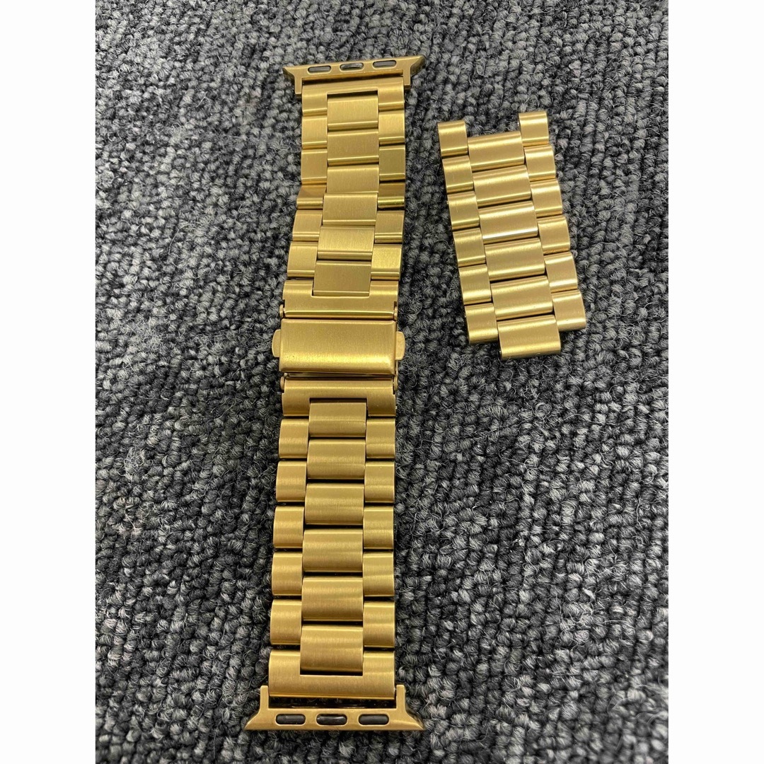 Apple Watch 40mm ステンレス ゴールドベルト メンズの時計(金属ベルト)の商品写真