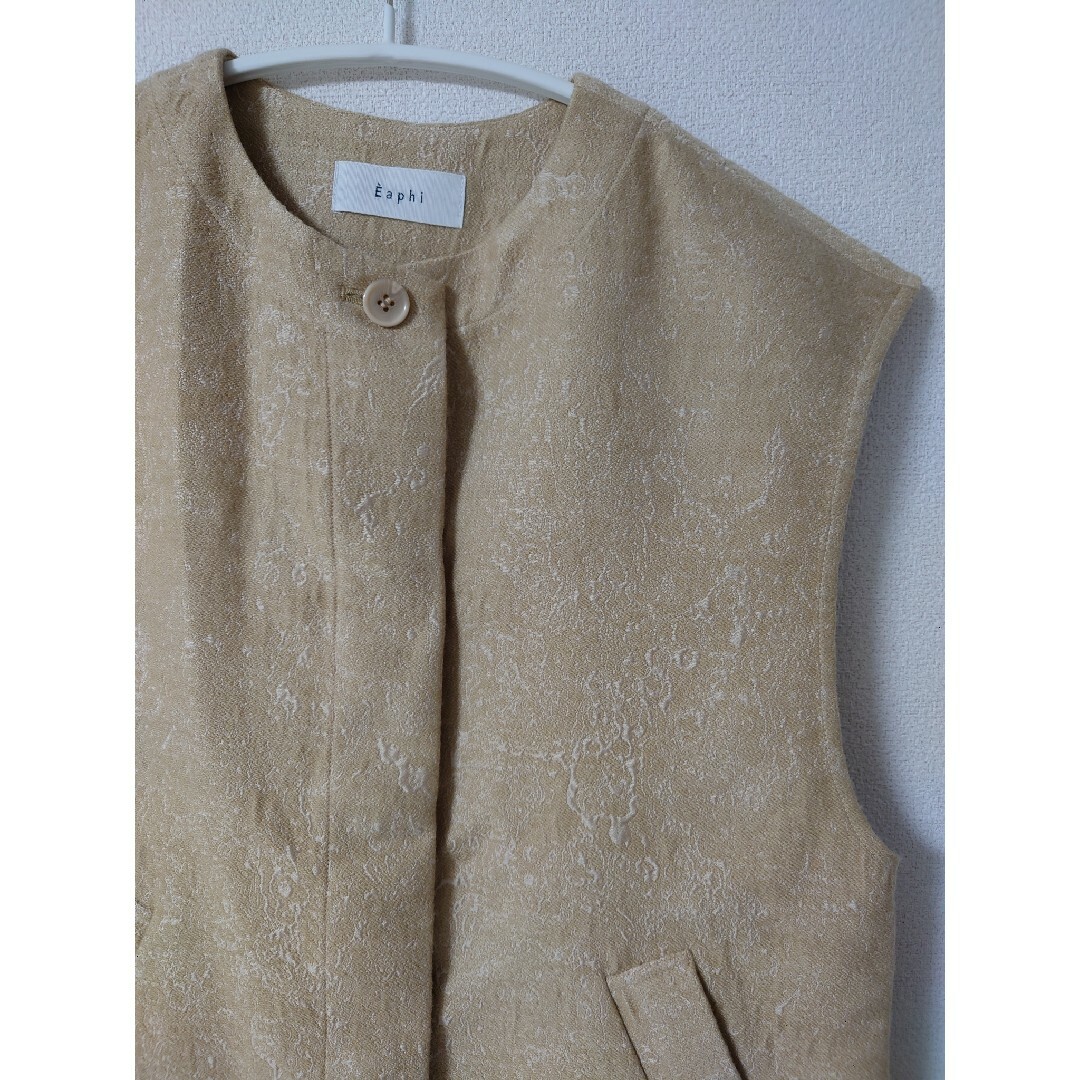 eaphi/jacquard long vestの通販 by AKG_op56's shop｜ラクマ