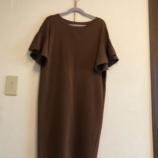 プラステ(PLST)のワンピース　プラステ　ロペ　美品(ひざ丈ワンピース)