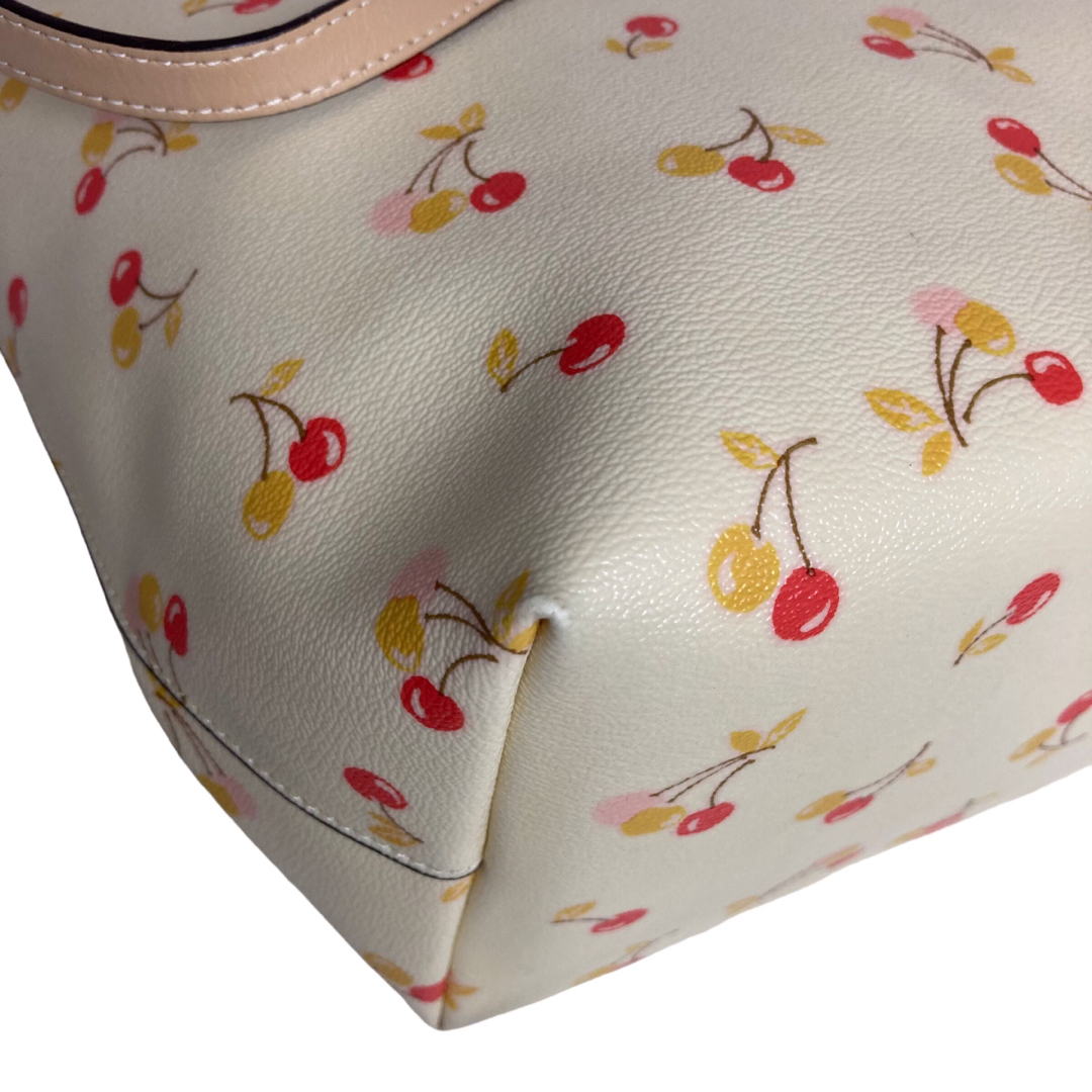 【希少】COACH コーチ チェリー柄 さくらんぼ トートバッグ PVC 美品