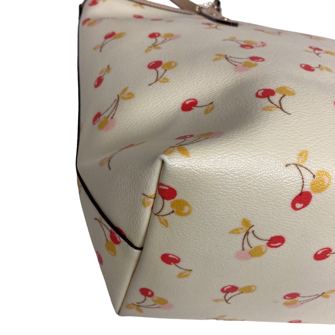 希少】COACH コーチ チェリー柄 さくらんぼ トートバッグ PVC 美品-