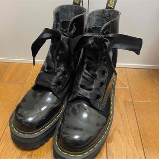 ドクターマーチン(Dr.Martens)のDr.Martens MOLLY 厚底 パテント(ブーツ)