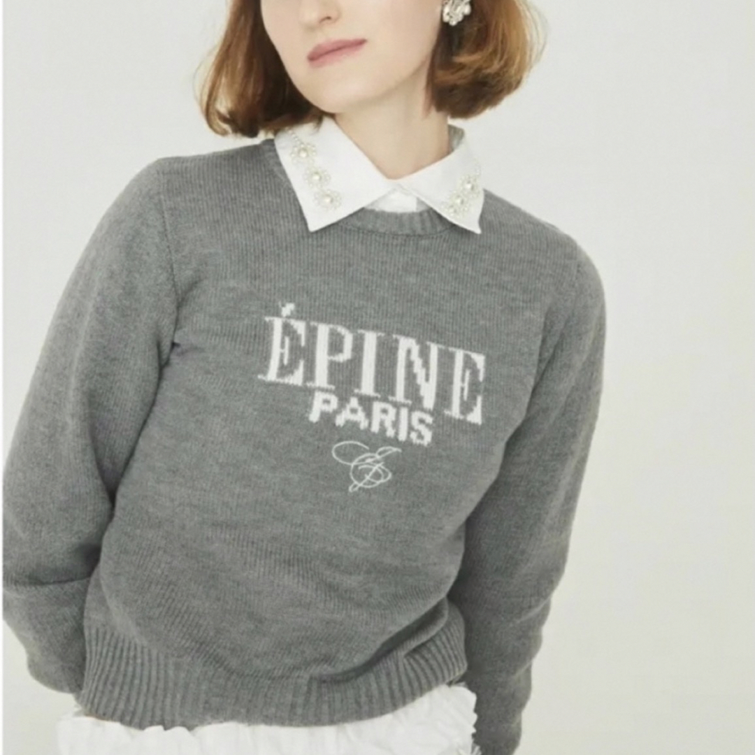 épine - ☆新品未使用☆epine トップス ニット グレー ホワイト