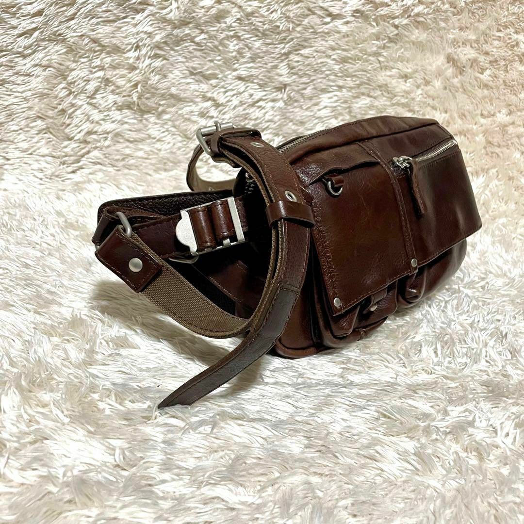 【BAGGY PORT】ボディバッグ【オールレザー/ショルダーバッグ/レザー】