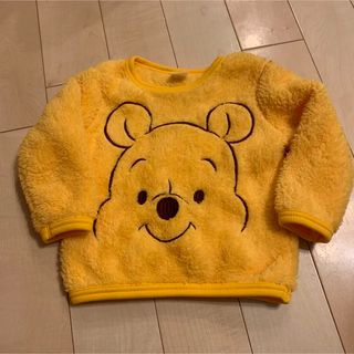 クマノプーサン(くまのプーさん)の⭐︎新品　くまのプーさん　もこもこトレーナー　ディズニー　80(ロンパース)