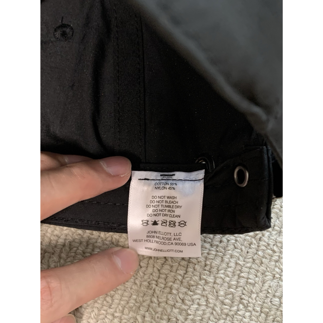 【新品】JOHN ELLIOTT - ブラック Himalayan キャップ メンズの帽子(キャップ)の商品写真