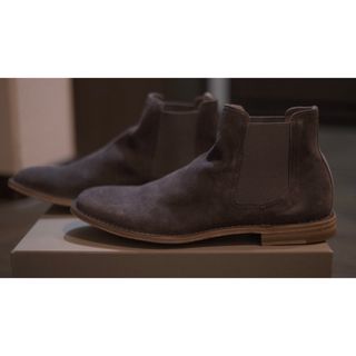 【新品未使用】Officine Creative - ブルー スエード ブーツ(ブーツ)