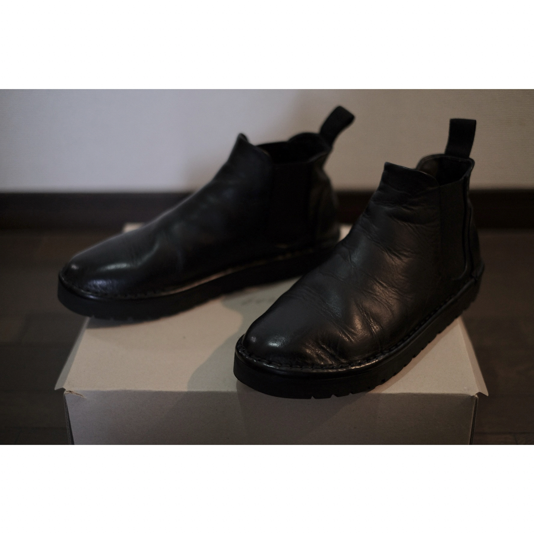 MARSÈLL - Gomme コレクション ブラック ブーツ-