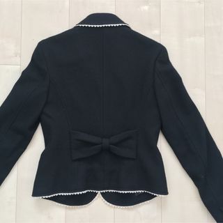 ♡美品♡Ferouxフェルゥ黒ジャケット後ろリボン付 Mサイズ