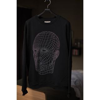 【美品】Christopher Kane - ブラック フェイス スウエット(スウェット)