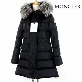 モンクレール(MONCLER)の高級モデル 美品 モンクレール APHROTI ブラック ファー付 国内正規品(ダウンジャケット)