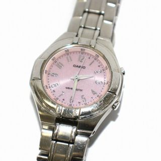 カシオ(CASIO)のカシオ wave ceptor 腕時計 電波ソーラー シルバー LWQ-150(腕時計)